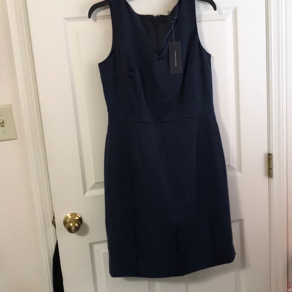 Tommy Hilfiger navy dress in reptile pattern 10
